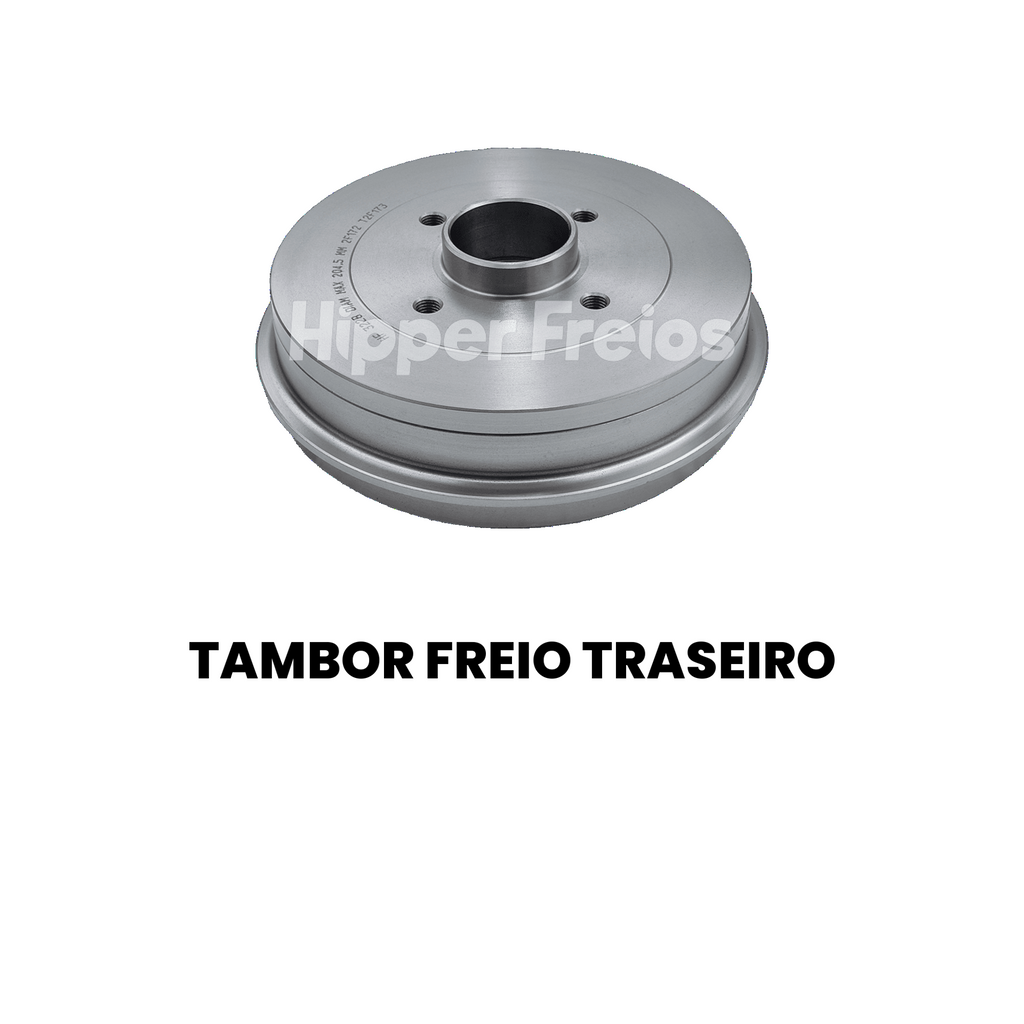 Par Tambor Freio Tras Renault Clio Logan Sandero 1.0 1.6 8V 16V - Imagem 2