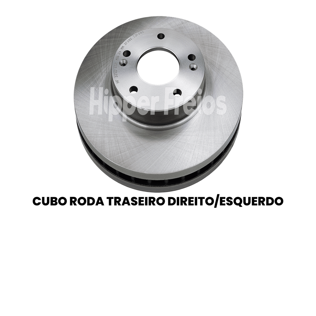 Par Disco Freio Diant Ventilado Hyundai ix35 Sonata Tucson 2005 - Imagem 2