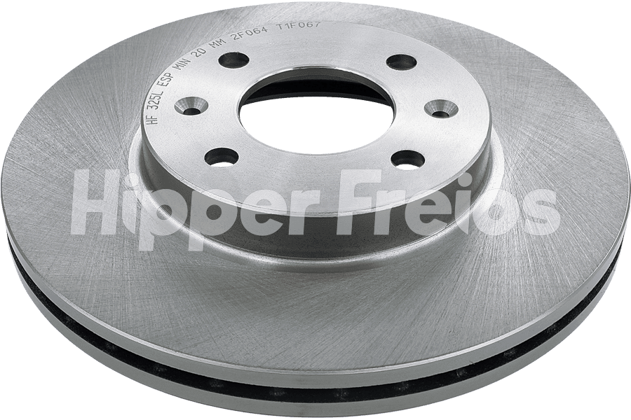 Par Disco Freio Diant Ventilado Hyundai HB20 HB20S 2013 a 2024 - Imagem 1