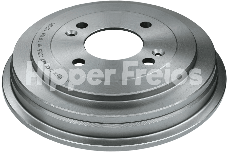 Par Tambor Freio Tras Hyundai HB20 HB20S HB20X 1.0 1.6 Flex 2013 - Imagem 1