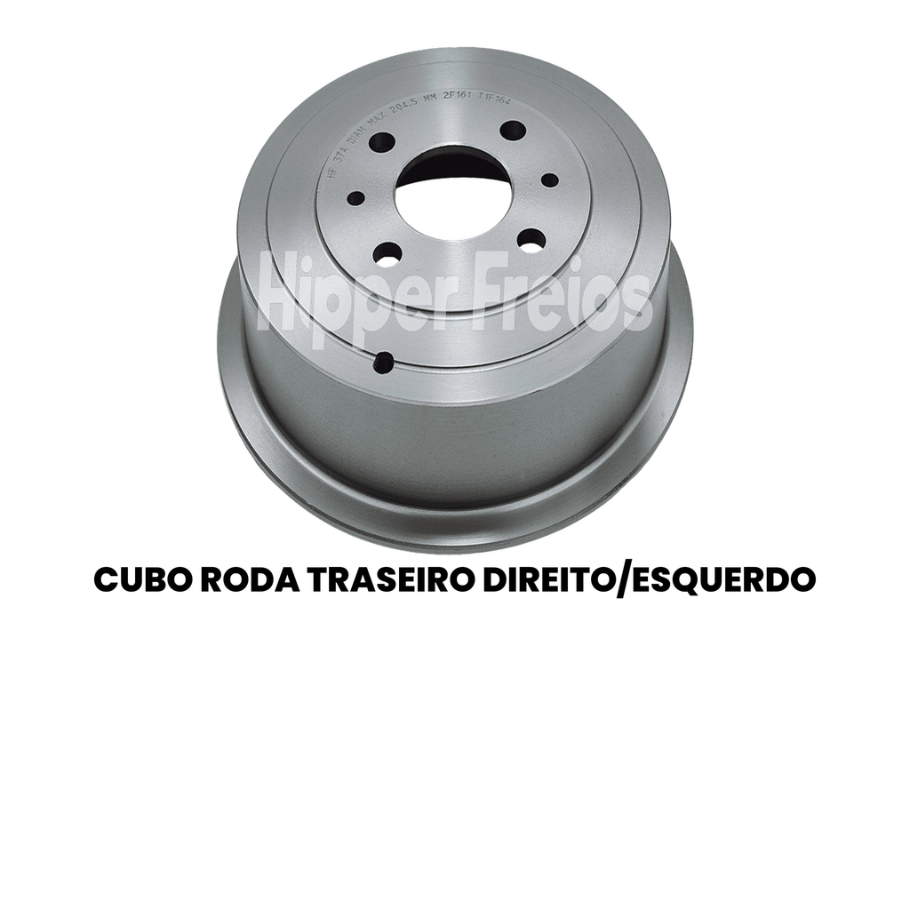 Par Tambor Freio Tras Fiat Argo Cronos Punto Palio Uno 2018 a 20 - Imagem 2