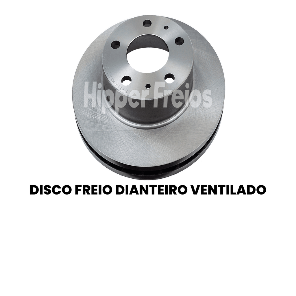 Par Disco Freio Diant Ventilado Fiat Ducato 2.2 2.3 2.8 Diesel 1 - Imagem 2