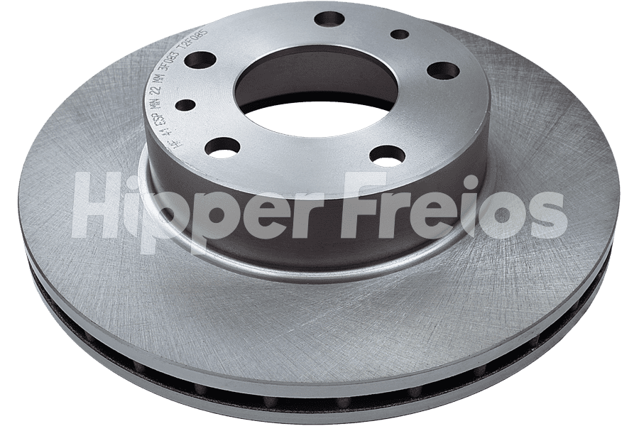 Par Disco Freio Diant Ventilado Fiat Ducato 2.2 2.3 2.8 Diesel 1 - Imagem 1