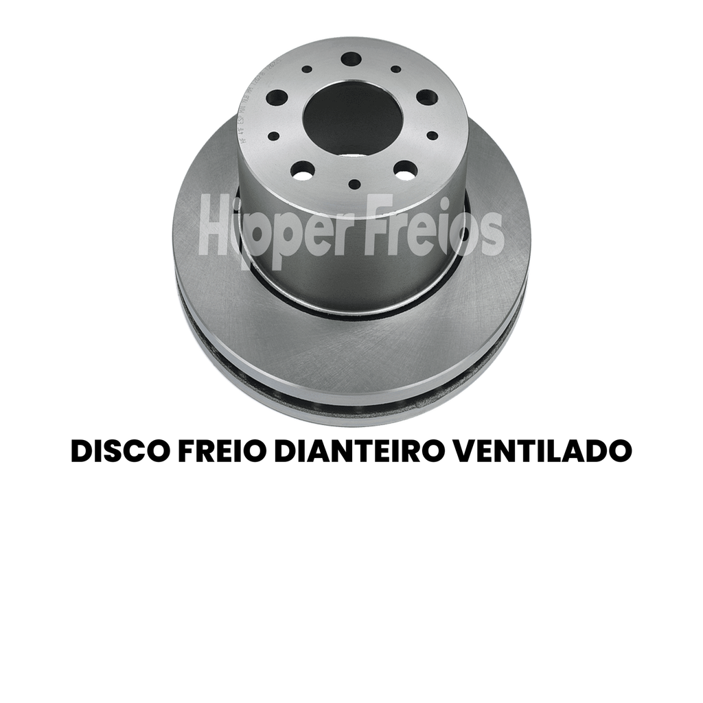 Disco Freio Tras Ventilado Peugeot Boxer 2.3 2.5 2.8 2.0 Die - Imagem 2