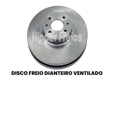 Par Disco Freio Diant Ventilado Fiat Argo Cronos 1.0 1.3 1.8 201 - Imagem 2