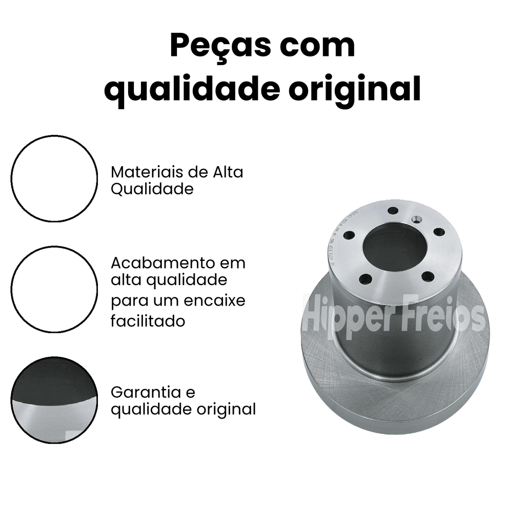 Disco Freio Tras Sólido Mercedes Sprinter 310 311 312 313 19 - Imagem 3