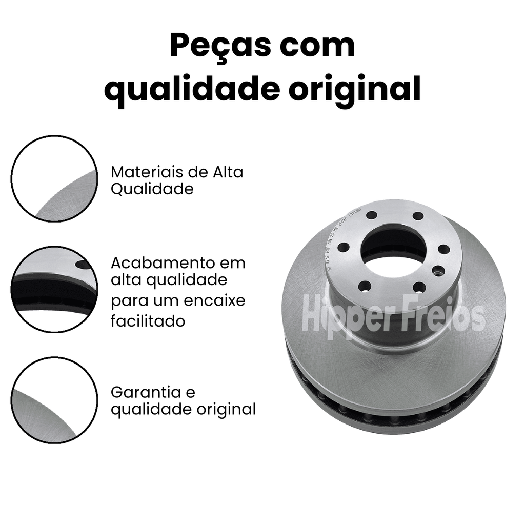 Disco Freio Diant Ventilado Mercedes Sprinter 310 311 313 41 - Imagem 3