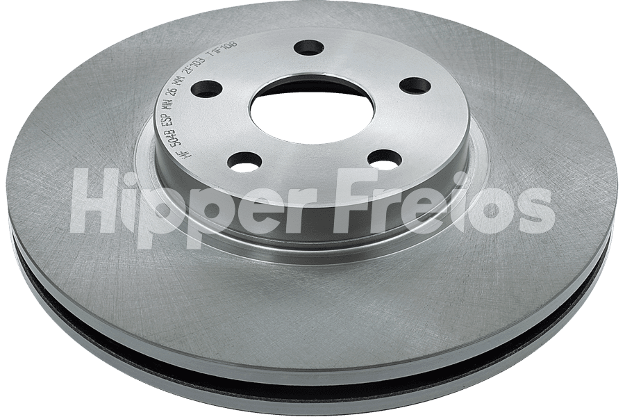 Par Disco Freio Diant Ventilado Toyota Corolla 1.6 1.8 2.0 1993 - Imagem 1