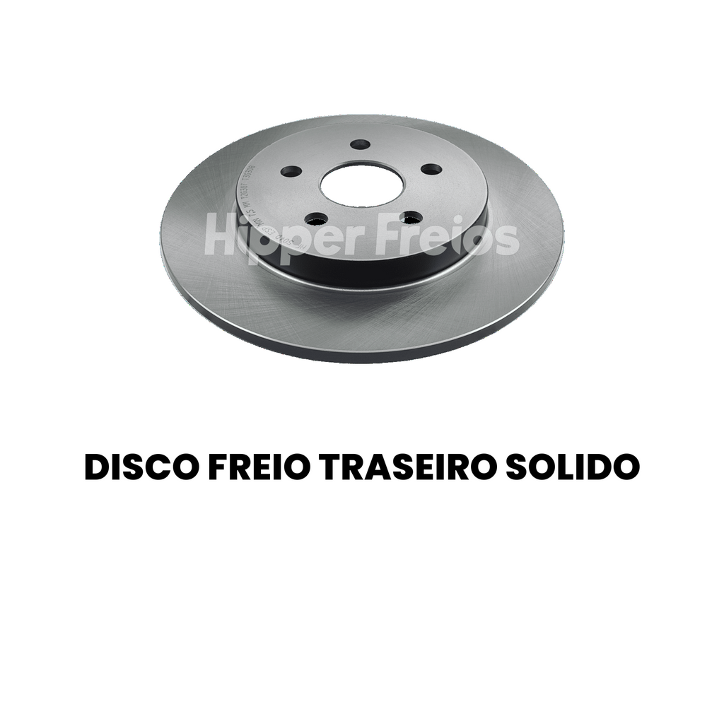Par Disco Freio Tras Sólido Toyota Corolla 1.6 1.8 2.0 16V 1993 - Imagem 2