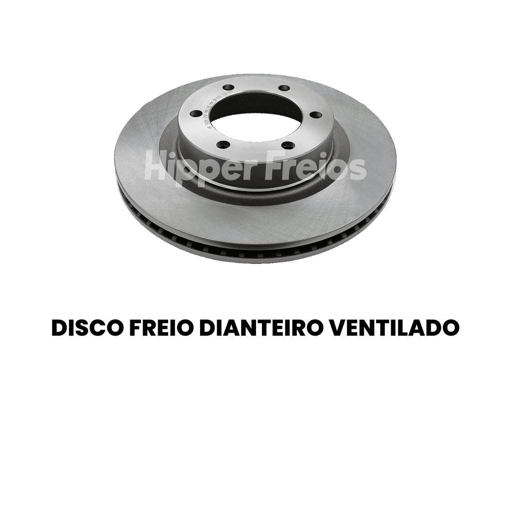 Disco Freio Diant Ventilado Toyota Hilux SW4 1992 a 2024 - Imagem 2