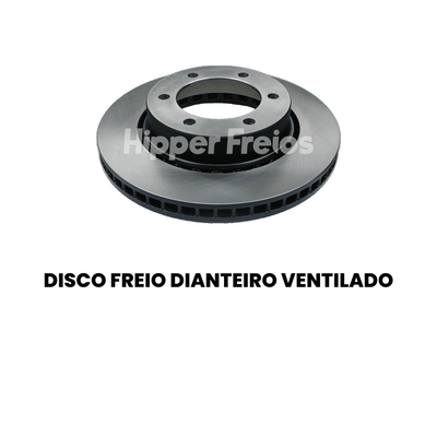 Disco Freio Diant. Ventilado Toyota Hilux 1992-2024 2.4 2.5 - Imagem 2