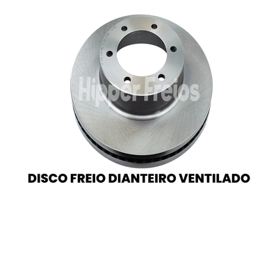 Disco Freio Dianteiro Ventilado Toyota Hilux - Imagem 2