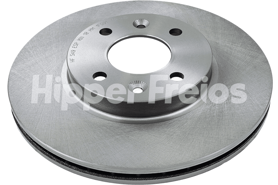 Par Disco Freio Diant Ventilado Renault Clio Kangoo Logan Sander - Imagem 1