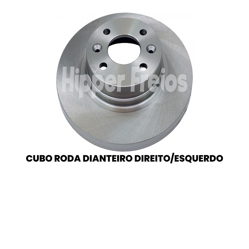 DISCO DE FREIO DIANTEIRO SÓLIDO RENAULT HF570 - Imagem 2