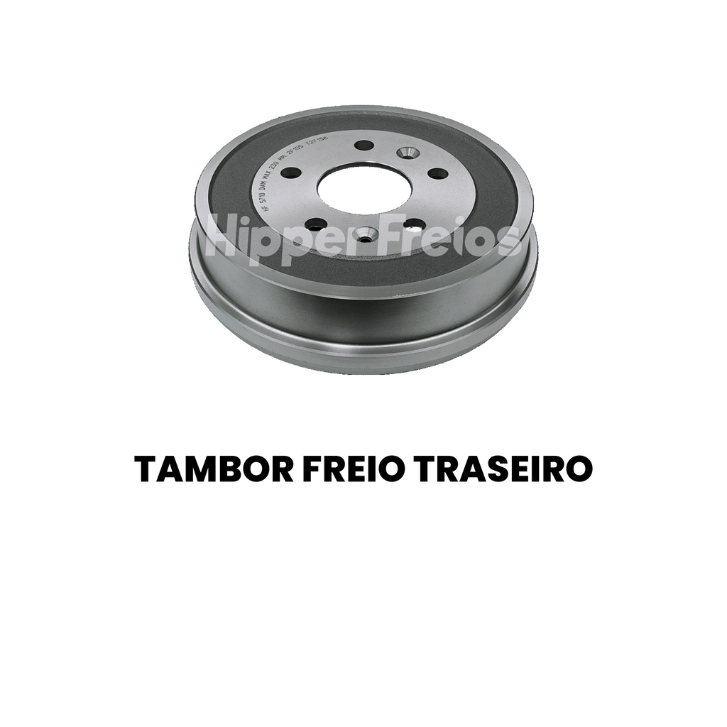 Par Tambor Freio Tras Renault Captur 1.3 1.6 2.0 16V Flex 2017 2 - Imagem 2
