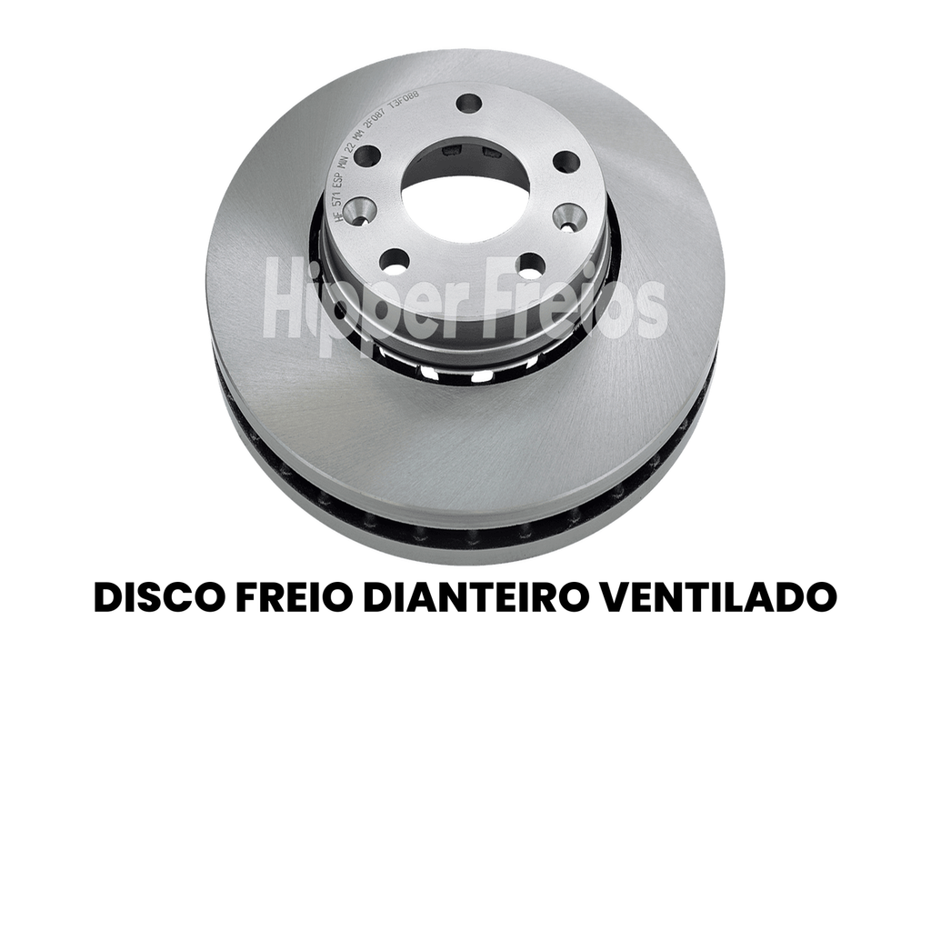Par Disco Freio Diant Ventilado Renault Captur Duster 1.3 1.6 2. - Imagem 2