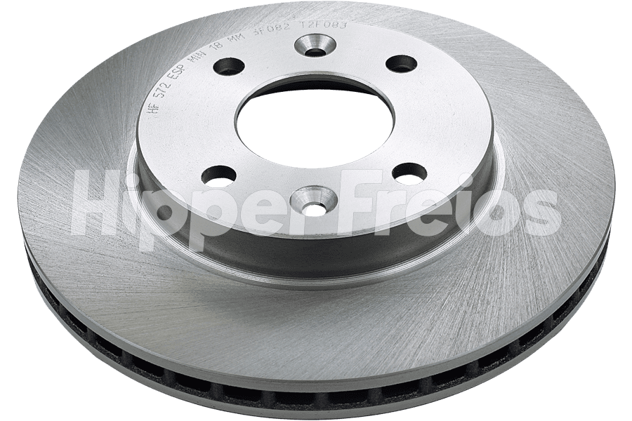 Par Disco Freio Diant Ventilado Renault Clio Kangoo Logan Sander - Imagem 1