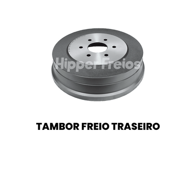 Tambor Freio Tras Original HPF Nissan Frontier 1998-2024 - Imagem 2