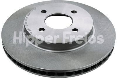 Par Disco Freio Diant Ventilado Nissan Versa 1.0 12V 2016 2017 2 - Imagem 1