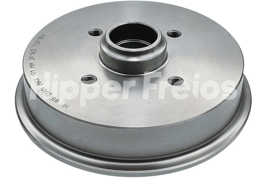 Par Tambor Freio Tras Volkswagen Gol 1000 1.0 Mi 1995 a 2003, Go - Imagem 1