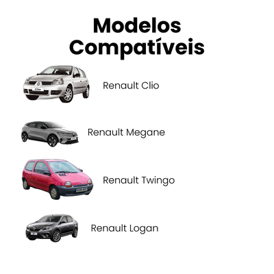 Par Disco Freio Diant Sólido Renault Clio 1995-2016 Megane 1996- - Imagem 4
