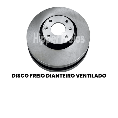 Par Disco Freio Diant. Ventilado Peugeot 3008 308 408 1.6 Turbo - Imagem 2