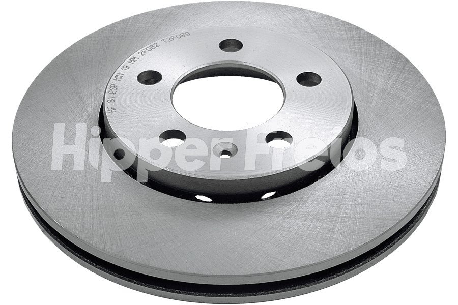 Par Disco Freio Diant Ventilado Audi A3 1.6 3p 5p 1999 a 2007 - Imagem 1