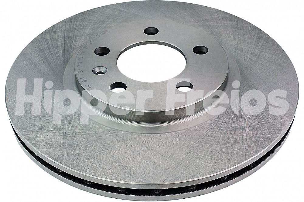 Par Disco Freio Diant Ventilado Volkswagen CrossFox SpaceFox Fox - Imagem 1