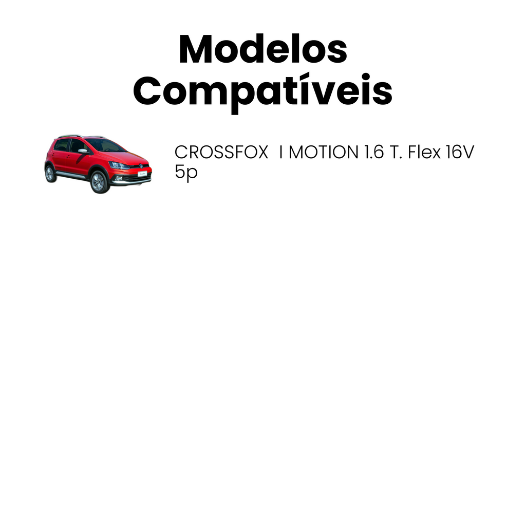 Par Disco Freio Diant Ventilado Volkswagen CrossFox SpaceFox Fox - Imagem 4