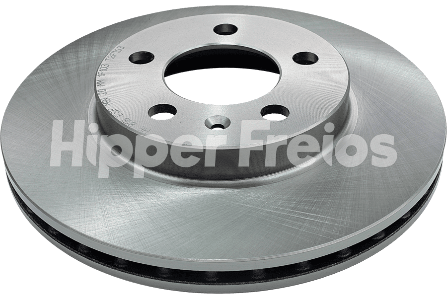 Par Disco Freio Diant Ventilado VW Polo Virtus Apolo 1.0 1.6 1.8 - Imagem 1