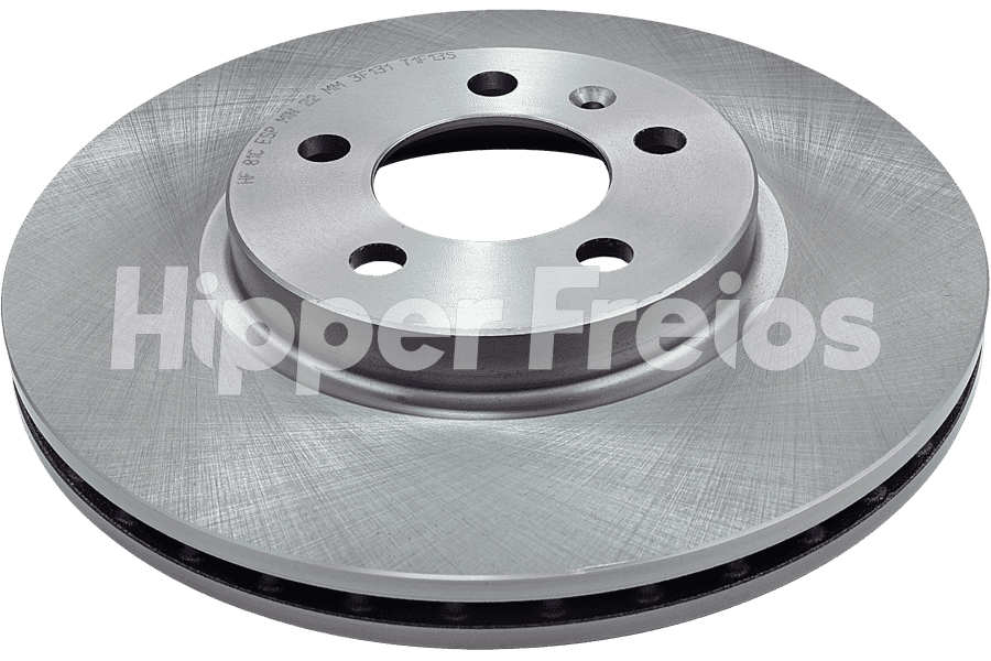 Par Disco Freio Diant Ventilado VW Nivus Polo T-Cross Virtus 1.0 - Imagem 1