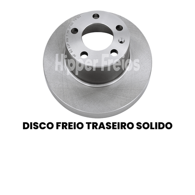 Par Disco Freio Tras Sólido Audi A1 A3 A4 A5 A6 A7 A8 Q3 Q5 Q7 T - Imagem 2