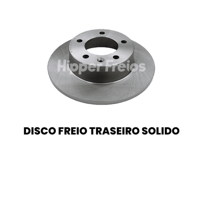 Par Disco Freio Tras Sólido Renault Master 2.5 dCi 2004 a 2013 - Imagem 2