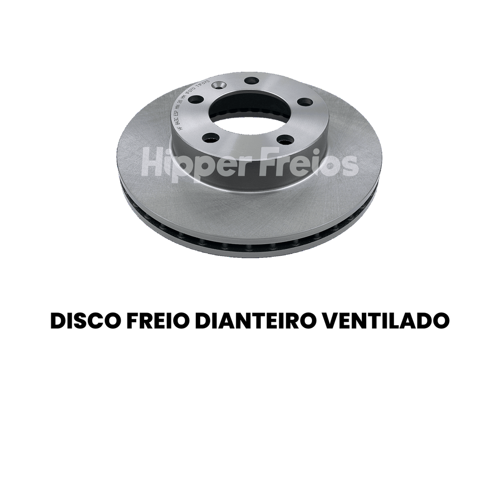 Par Disco Freio Diant Ventilado Renault Master 2.3 dCi 2014 a 20 - Imagem 2