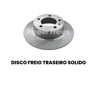 Par Disco Freio Tras Sólido Renault Master 2.3 dCi 2013 a 2024 - Imagem 2