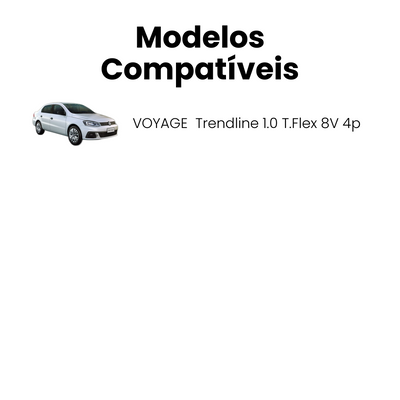 Par Disco Freio Diant Ventilado Volkswagen Voyage 1.0 1.6 2009-2 - Imagem 4