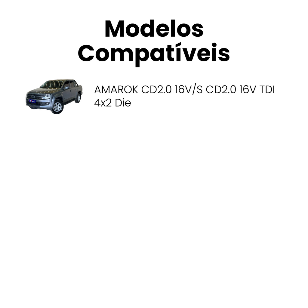 Tambor Freio Tras Volkswagen Amarok 2.0 TDI 4x2 4x4 2011 a 2 - Imagem 4