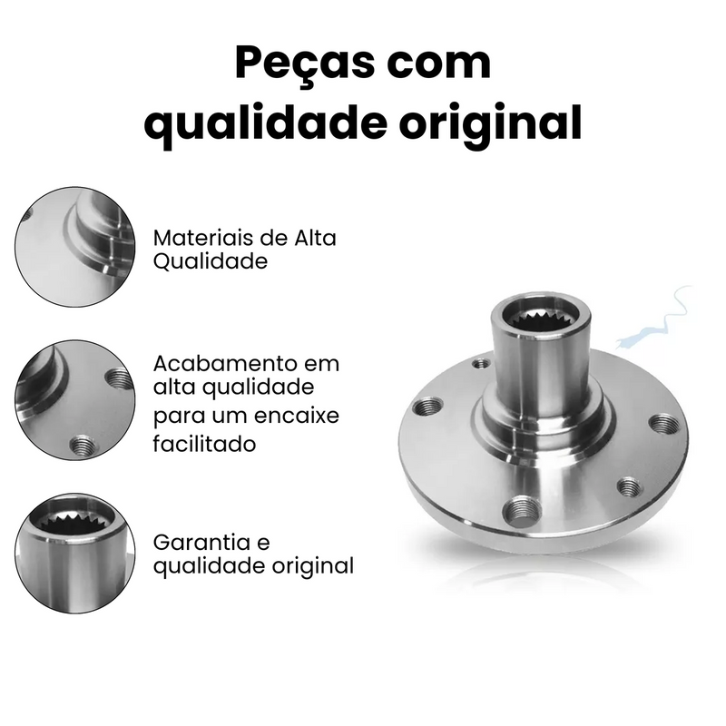 Cubo de Roda Diant Dir Esq Fiat Doblò 2008-2004 Fiorino Idea - Imagem 3