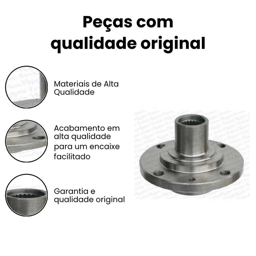 Cubo de Roda Dianteiro Fastback | Hipper Freios - Imagem 3