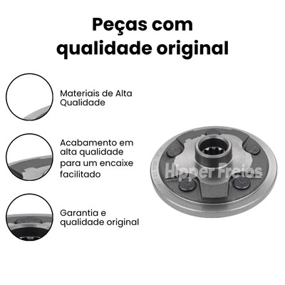 CUBO RODA TRASEIRO DIREITO/ESQUERDO VOLKSWAGEN HFCT03 - Imagem 3