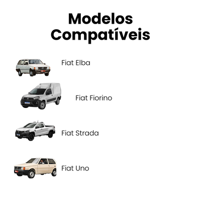 Cubo de Roda Traseiro Dir Esq Elba 85-96 Fiorino 80-23 Strad - Imagem 4