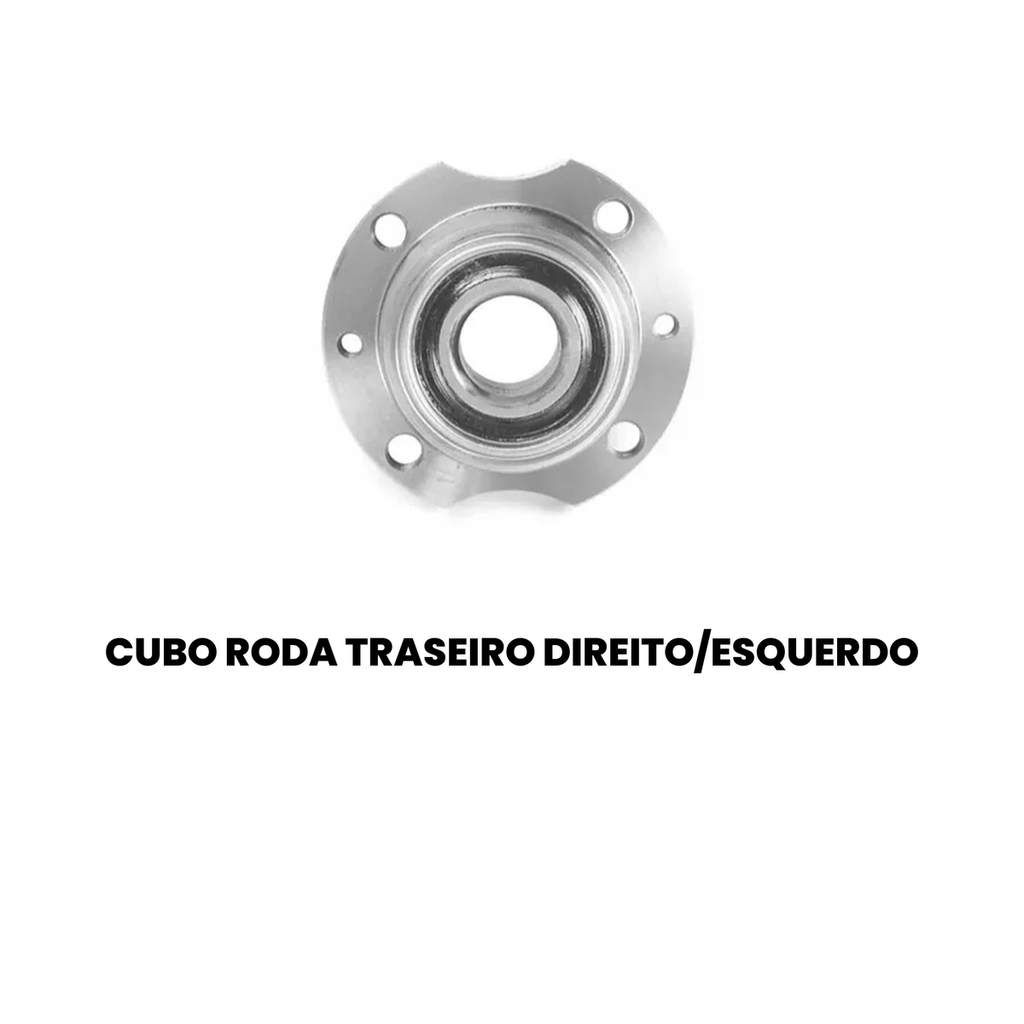 Cubo de Roda Traseiro Dir Esq Elba 85-96 Fiorino 80-23 Strad - Imagem 2