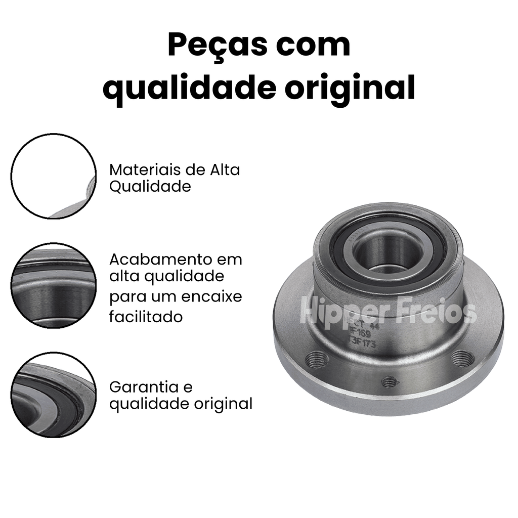 CUBO RODA TRASEIRO DIREITO/ESQUERDO FIAT HFCT44 - Imagem 3