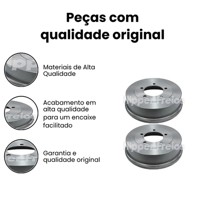 Tambor de Freio Traseiro F F - Imagem 3