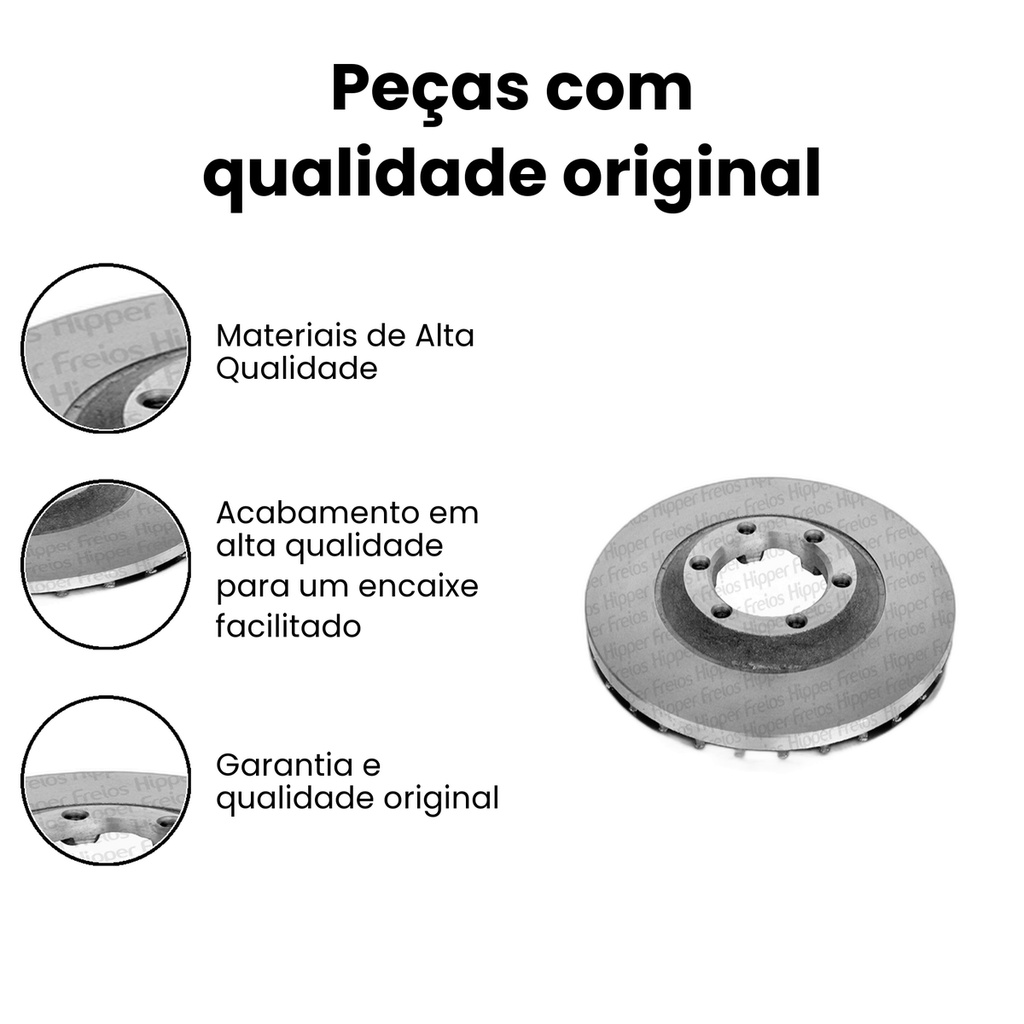 Disco de Freio Dianteiro Ventilado Trailblazer S10 - Imagem 3