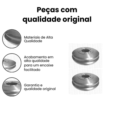 Tambor de Freio Traseiro S10 - HIPPER FREIOS - Imagem 3