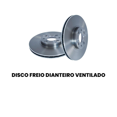 Disco de Freio Dianteiro Ventilado A-10 Bonanza - Imagem 2