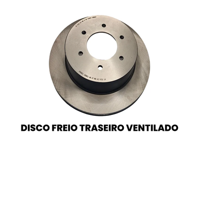 Disco de Freio Traseiro Ventilado Ranger - Hipper Freios - Imagem 2