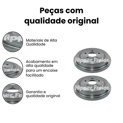 Tambor de Freio Traseiro Tracker | Hipper Freios - Imagem 3