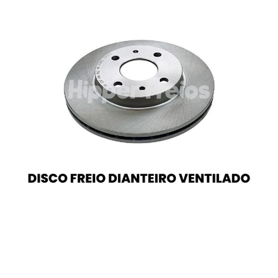 Disco de Freio Dianteiro Ventilado - Uno Uno - Imagem 2